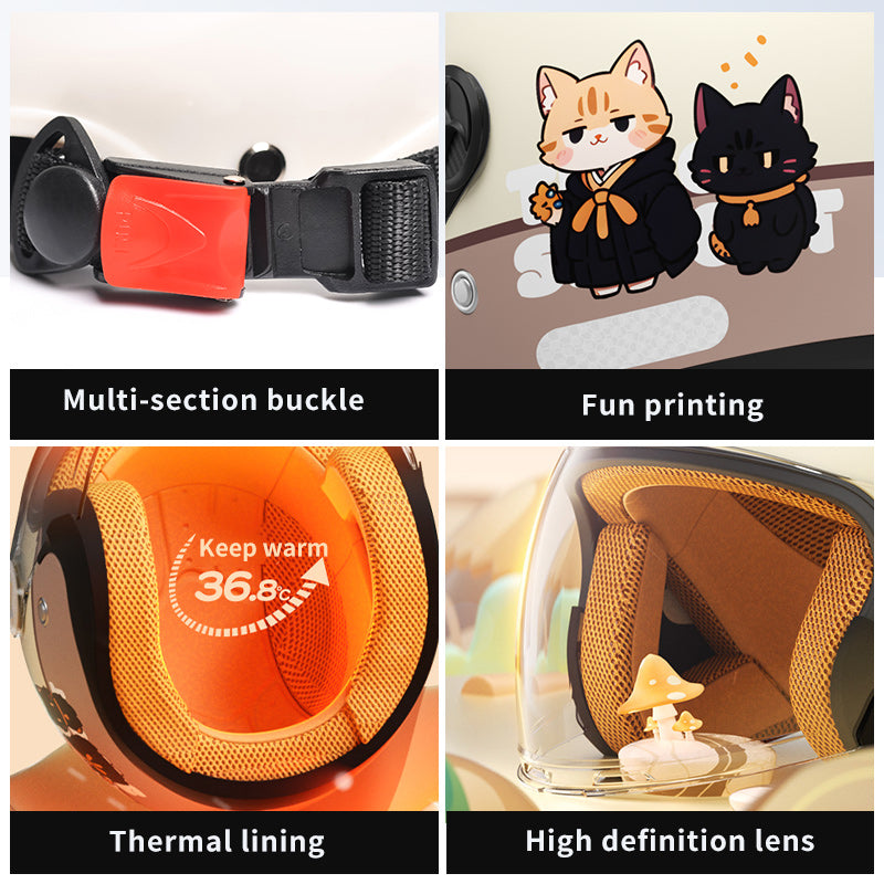 Casque Enfant Cute Cat Safety Helmet